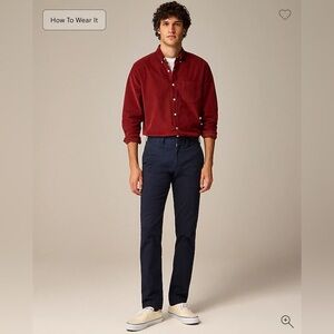 J. Crew 770 Straight-fit Stretch Chino Pant